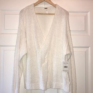 Free People Cream Sweater